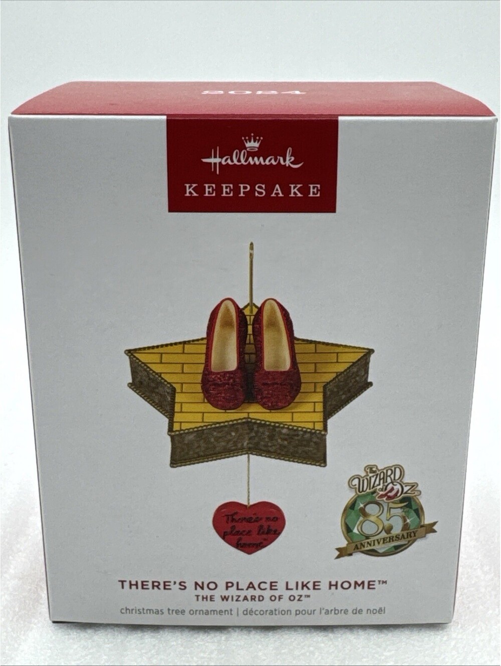 2024 Hallmark The Wizard of Oz There’s No Place Like Home Ornament Ruby Slippers